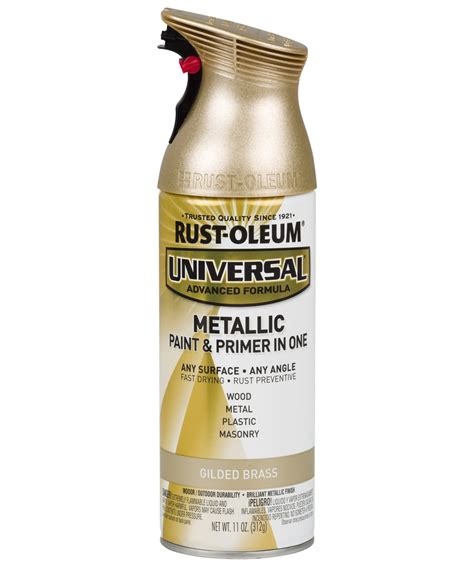 RUST-OLEUM® 330504 11-Ounce Gilded Brass Metallic Spray Paint at Sutherlands