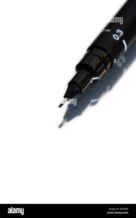 felt tip pen on white macro Stock Photo - Alamy