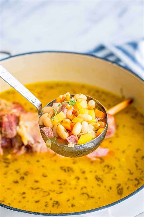 Ham Bone Soup - Perfect for Leftover Ham Bone! - Julie's Eats & Treats