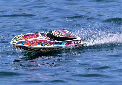 Traxxas Blast High Performance Race Boat with TQ 2.4GHz Radio System RTR Multi Color TRA38104-1 ...