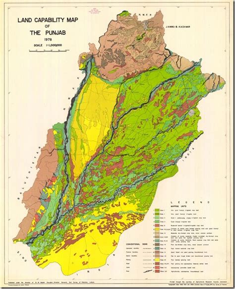 Land Capability Map of Punjab | Pakistan GIS