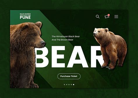 Rajiv Gandhi Zoological Park, Pune | Landing Page | Behance