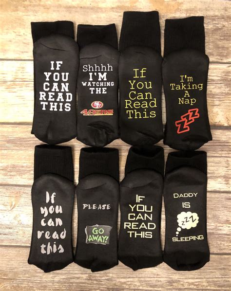 Custom funny socks with sayings Custom designs funny | Etsy