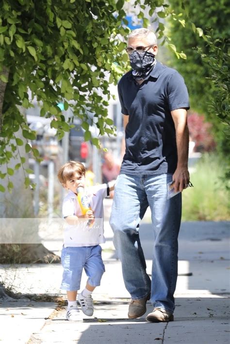 7 July 2020: George Clooney takes Alexander to opthalmologist in Los ...