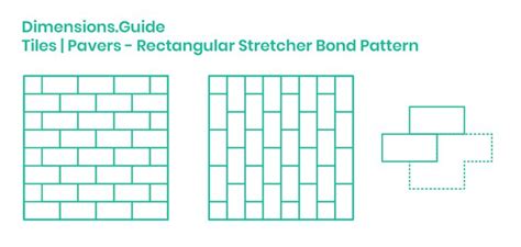 Rectangular Stretcher Bond Pattern in 2021 | Brick patterns, Rectangular, Pattern