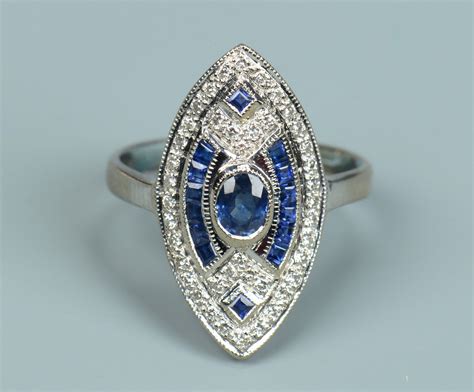 Lot 801: Two Art Deco style Rings | Case Auctions