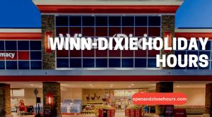 Winn-Dixie Holiday Hours | Open and Close Hours 2024