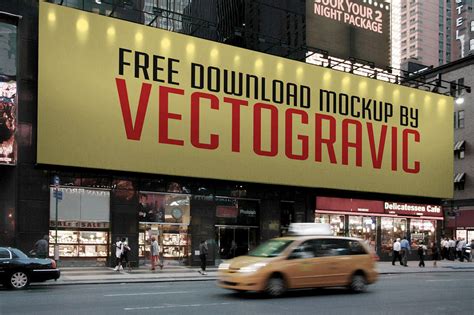 City Billboard - Free Mock-up - Dealjumbo.com — Discounted design bundles with extended license!