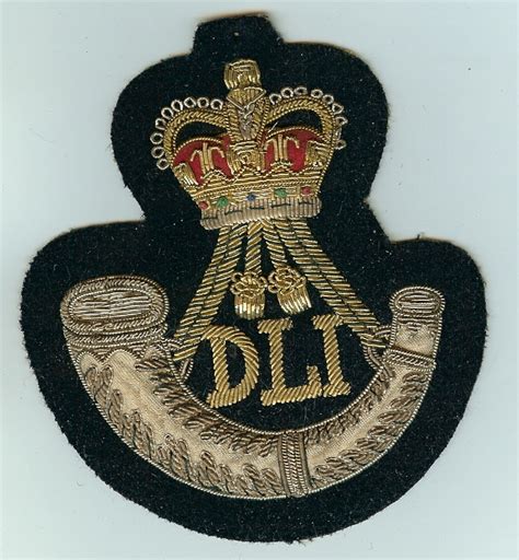 Durham Light Infantry (DLI) Wire Blazer Badge