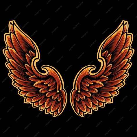 Premium Vector | Detailed Eagle Wings Vector Graphics