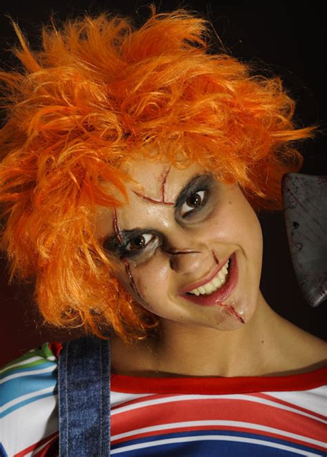 Adult Halloween Orange Chucky Wig