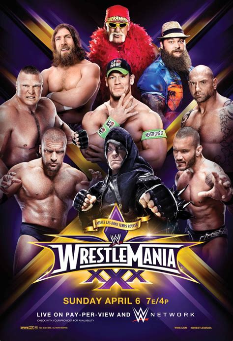 WWE Wrestlemania (#9 of 16): Extra Large TV Poster Image - IMP Awards