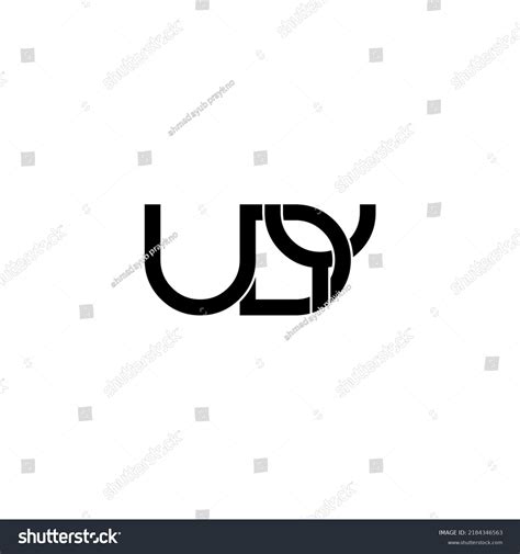 Udy Typography Letter Monogram Logo Design Stock Vector (Royalty Free) 2184346563 | Shutterstock