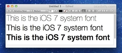 Make Modern Designs with the iOS System Font, Helvetica Neue