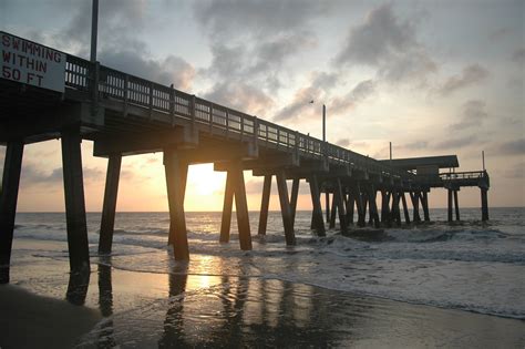 The Tybee Island Pier at Sunrise | Places to travel, Tybee island, Island