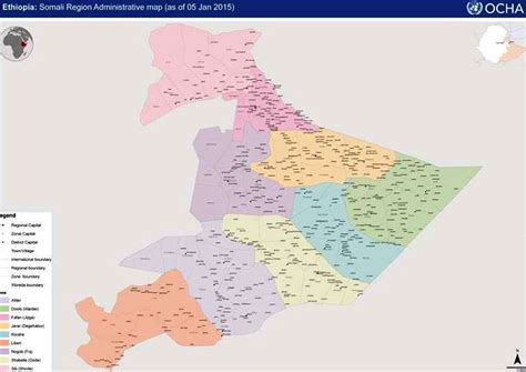 Ethiopia Somali Region Map