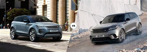 2020 Range Rover Evoque vs. 2020 Range Rover Velar | Luxury SUV Comparison