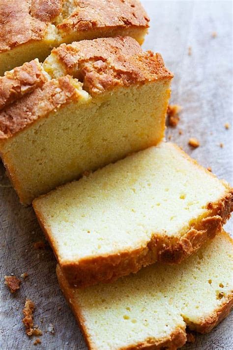 Traditional pound cake recipe using butter, all purpose flour, sugar and eggs. | Pound cake ...