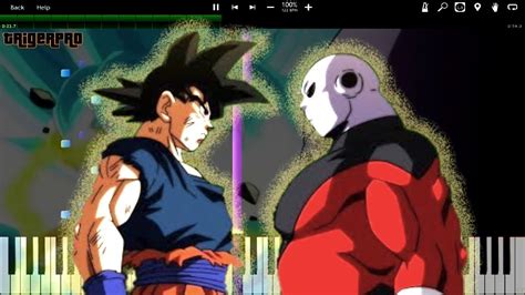 Goku Becomes Super Saiyan Blue vs Jiren [Round 2] Theme : EPISODE 122 (Piano Tutorial) - YouTube