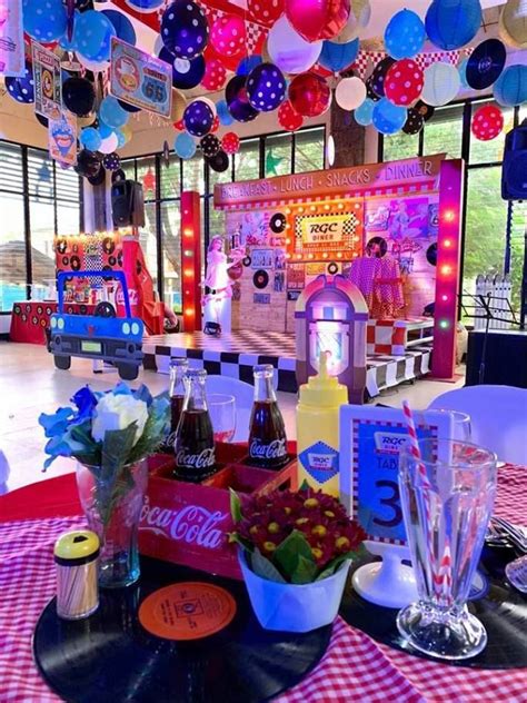 Diners Retro Night Party - Birthday Party Ideas & Themes | Retro ...