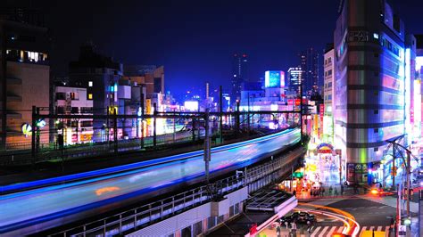 Tokyo Wallpaper Widescreen Free Download | City lights, Tokyo night, Light building