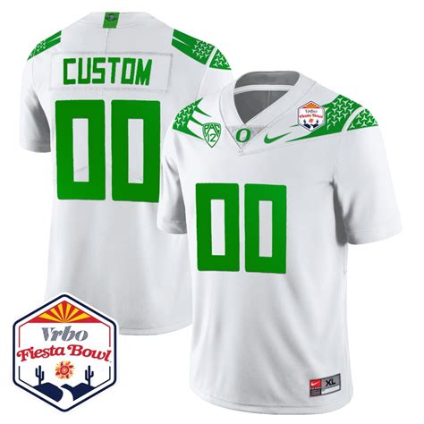 Oregon Ducks 2022-2023 Football Custom Jersey – Fiesta Bowl Patch – Thebustlight