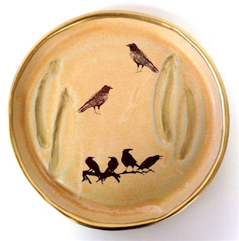 Raven & Feathers Plate | Bearclaw Gallery