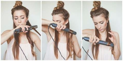 My Everyday Hair - How to Curl Hair with a Straightener in 5 Minutes | How to curl your hair ...