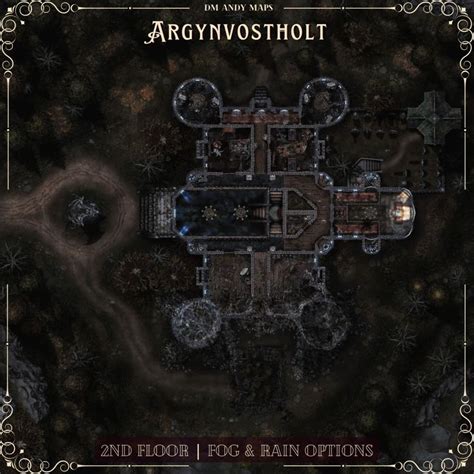 Curse of Strahd - Argynvostholt - By DM Andy Maps - DM Andy Maps's Ko ...