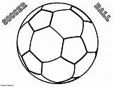 Printable Soccer Ball Coloring Page sketch template