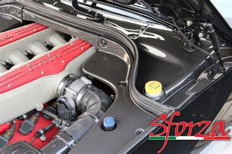 Ferrari 599 Carbon engine bay central Cover with appendages