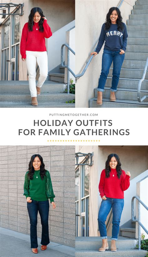 Holiday Outfits for Family Gatherings - Putting Me Together