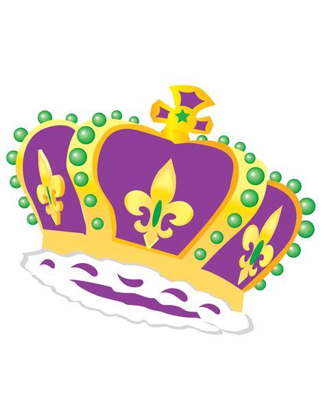 Mardi Gras Crown Clip Art - New Orleans Free Vector Clip Art