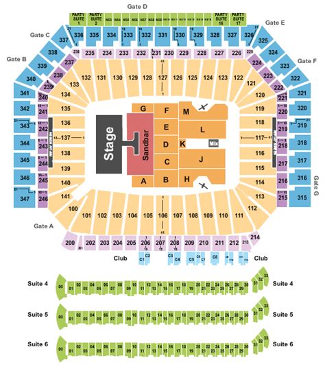 Ford Field Seating Chart & Seating Maps - Detroit