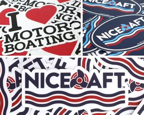 Funny Boat Stickers, I Love Motor Boating Sticker, Cooler Decals, Lake Life Stickers, Gifts for ...