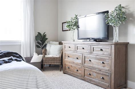 Modern Farmhouse Master Bedroom (Seneca dresser from Birch Lane) # ...