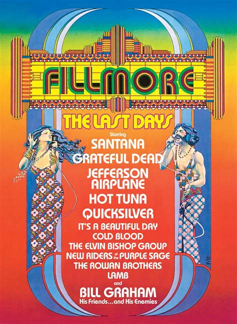 Fillmore West-The Last Days Poster