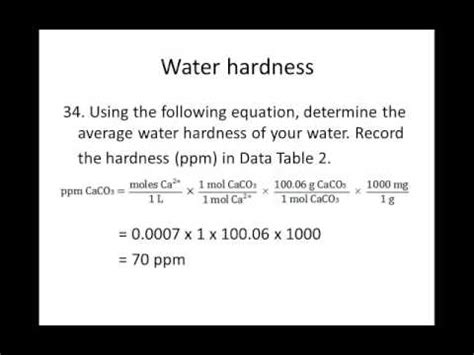 Water Hardness - YouTube