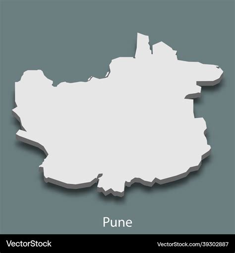 Pune City Map Silhouette In India 3165256 Vector Art At, 48% OFF