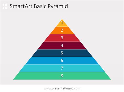 Free 3 Level Pyramid Template For Powerpoint Free