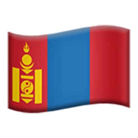 Flag Of Mongolia | ID#: 1153 | Emoji.co.uk