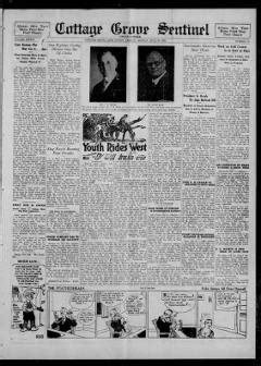 The Cottage Grove sentinel. (Cottage Grove, Lane County, Oregon) 1922 ...