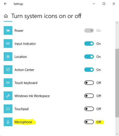 How to hide the Windows 10 microphone system icon? - Snooper