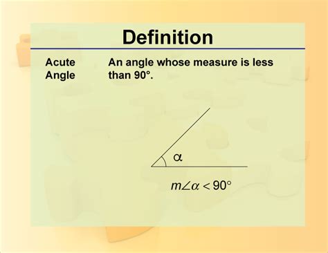 Definition--Angle Concepts--Acute Angle | Media4Math