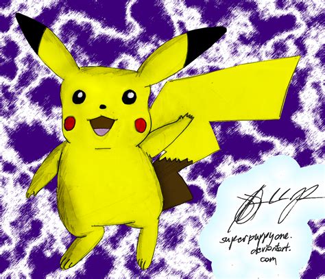 Pikachu - Fan Art Version 2 by superpuppyone on DeviantArt