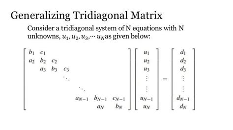 Thomas algorithm