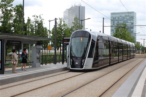 Europaparlament. | The modern trams in Luxembourg are a worl… | Flickr