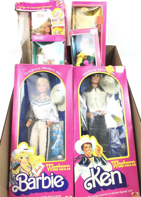 Lot - (6pc) Vintage Barbie Dolls