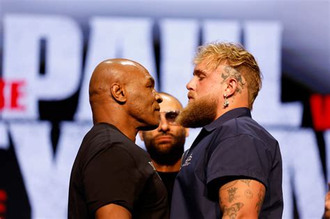 Mike Tyson vs Jake Paul Press Conference HIGHLIGHTS & Face Off – Shock ...