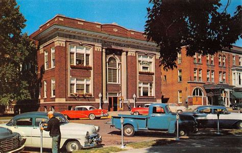 Columbia City Indiana City Hall And Hotel Street View Vintage Postcard K52070 - Mary L. Martin ...